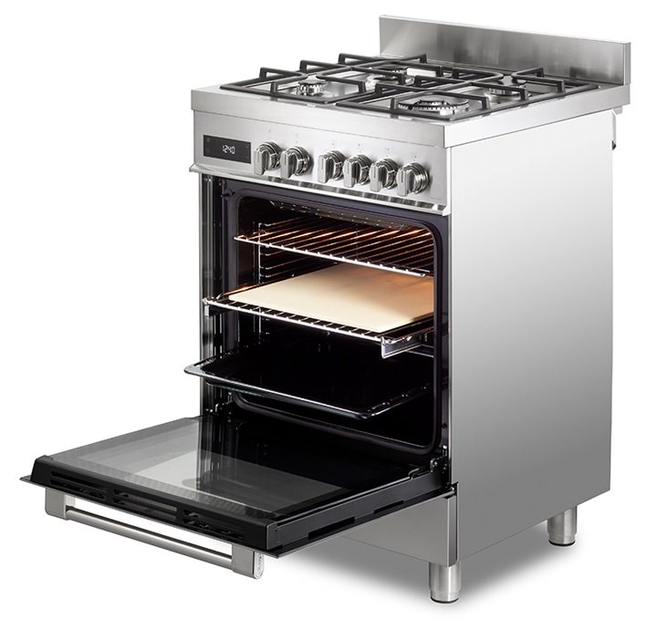 Комбинированная газовая плита De'Longhi PRO 66 MXL PZ